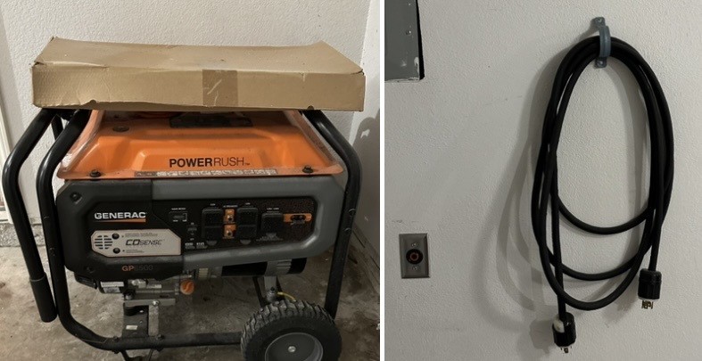 3812 Hardin Road Baytown, TX 77521 - Photo 28 of 30 Portable Generac stays