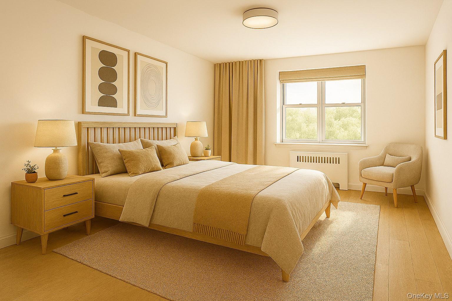 485 Bronx River Road, Unit A50 Yonkers, NY 10704 - Photo 18 of 23 a spacious bedroom with a bed and a window