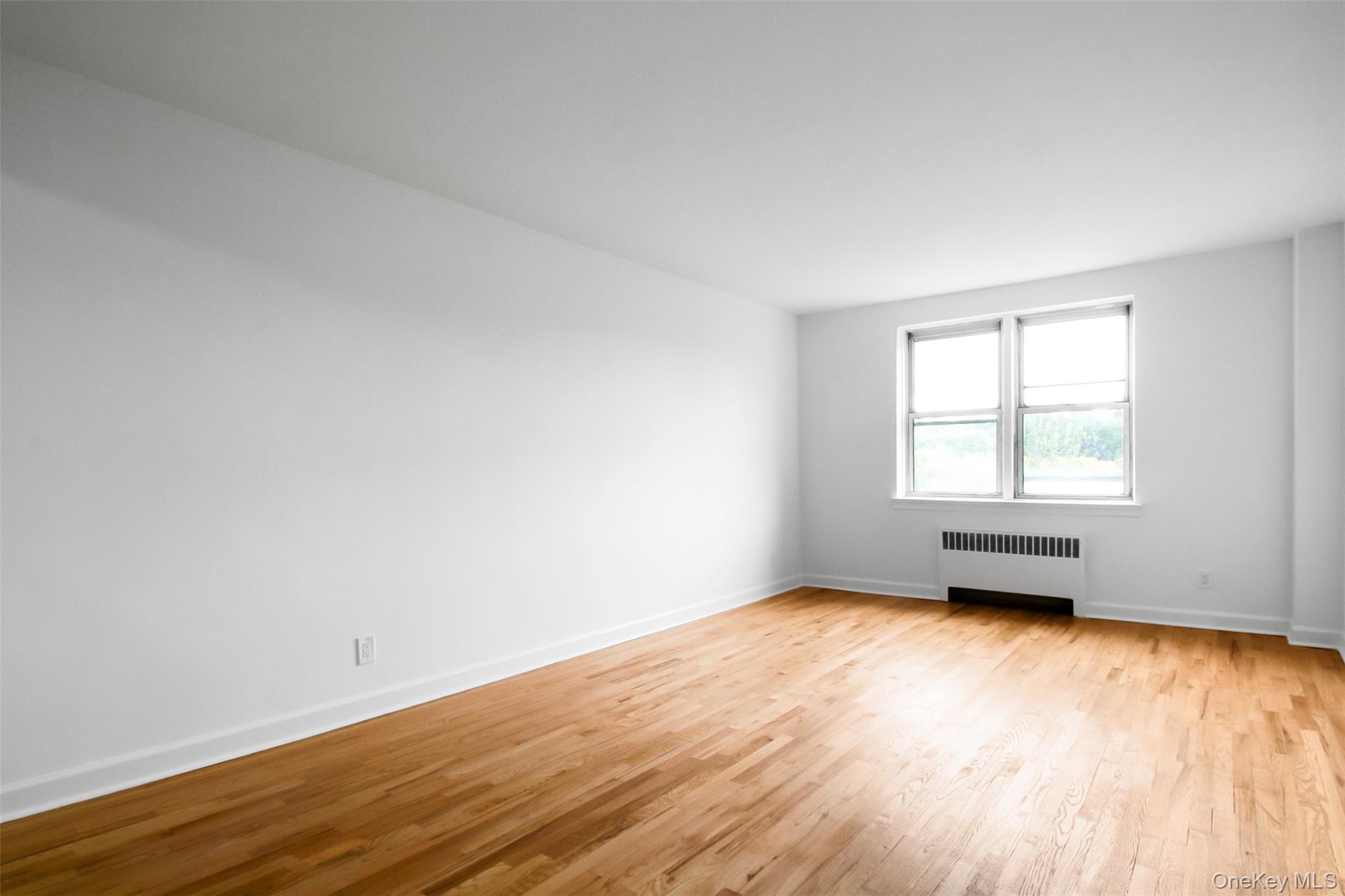 485 Bronx River Road, Unit A50 Yonkers, NY 10704 - Photo 8 of 23 an empty room with wooden floor and windows
