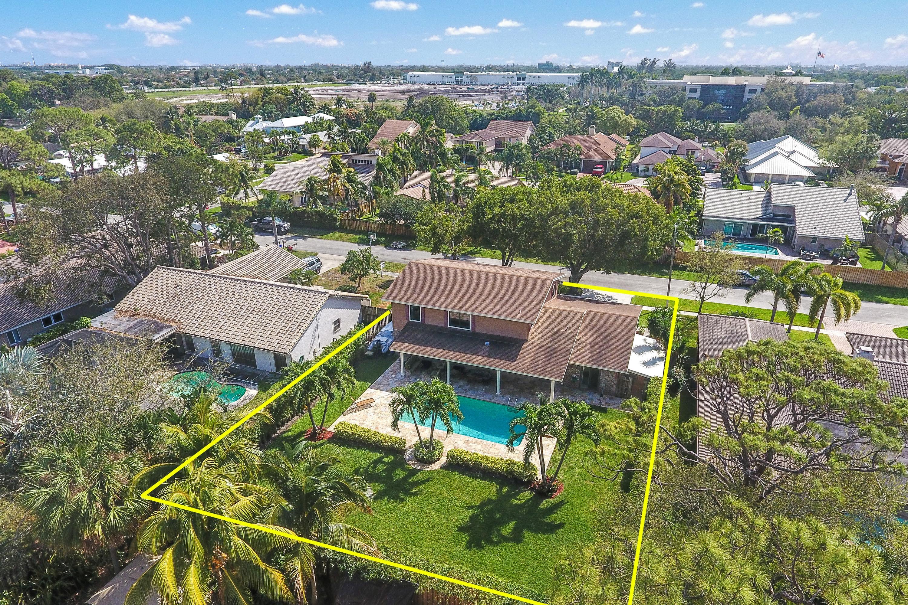 1441 Southwest 21st Street Boca Raton, FL 33486 - Photo 70 of 80 1441 SW 21st St Aerial_03_marked