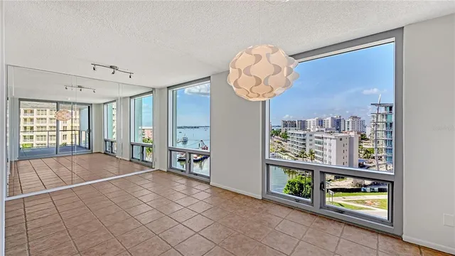 a view of an empty room with window