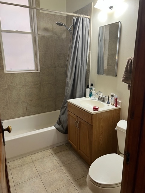 2130 West Iowa Street, Unit 1R Chicago, IL 60622 - Photo 4 of 16 a bathroom with a sink a toilet and a mirror
