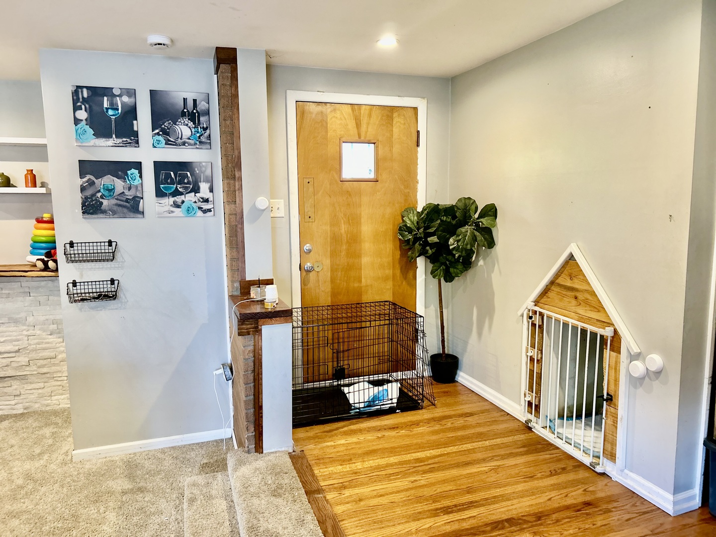 17308 Forestway Drive East Hazel Crest, IL 60429 - Photo 11 of 27 a view of living room with furniture and wooden floor