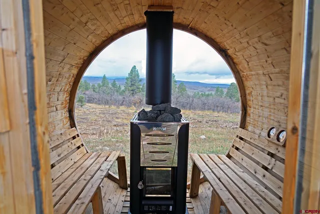a view of a lot of trees and mountains