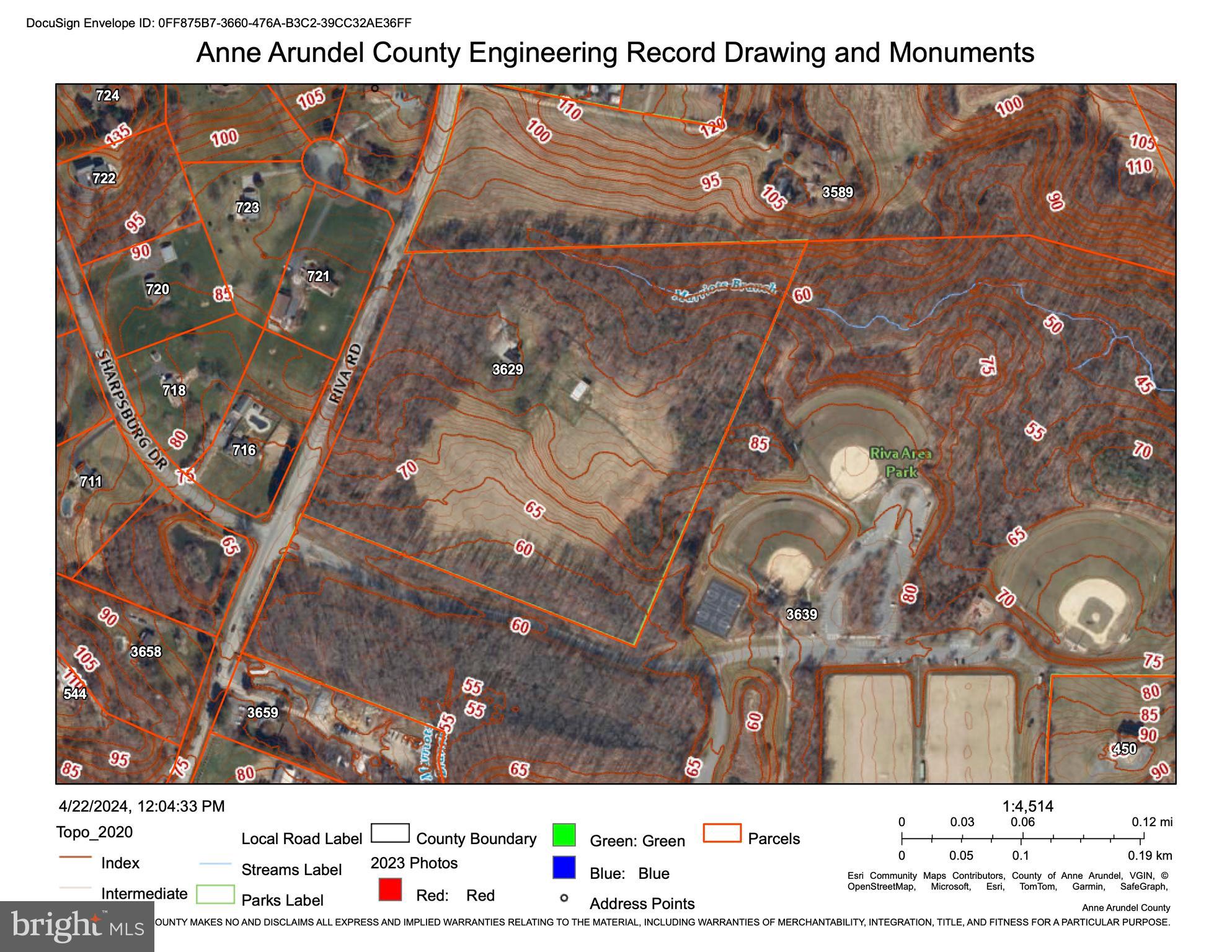 3629 Riva Road Davidsonville, MD 21035 - Photo 39 of 39 Aerial View & Topo Imagery