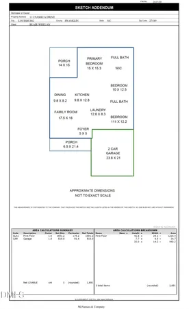$379,000 | 111 Nashua Drive, Louisburg, NC 27549