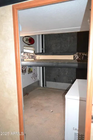 a close view of utility room