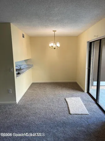 an empty room with closet