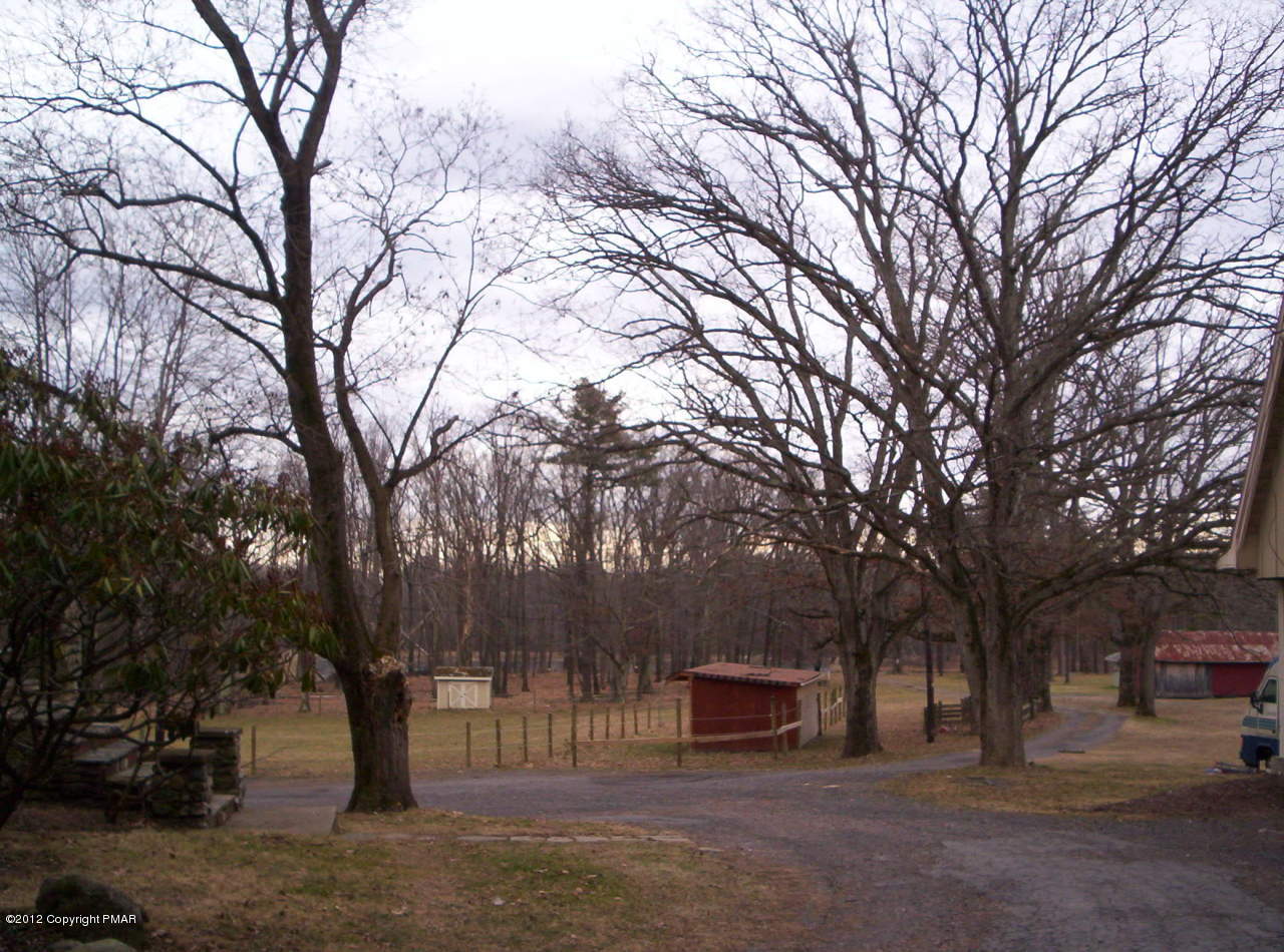 Grange Rd Mount Mount Pocono, PA 18344 - Photo 3 of 8 a house with trees in front of it