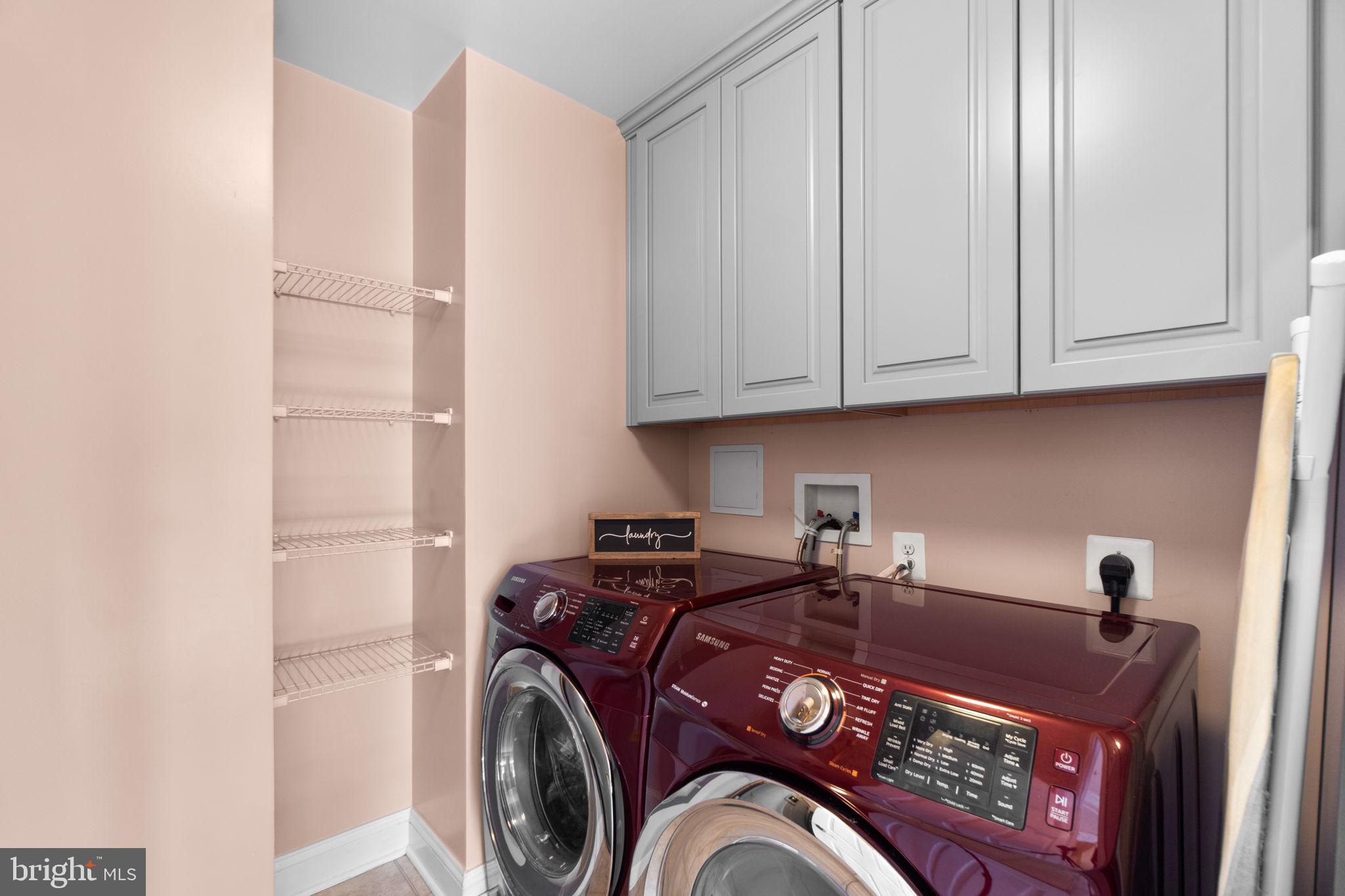 3624 Spring Hollow Lane Frederick, MD 21704 - Photo 20 of 46 a view of storage and utility room with washer and dryer