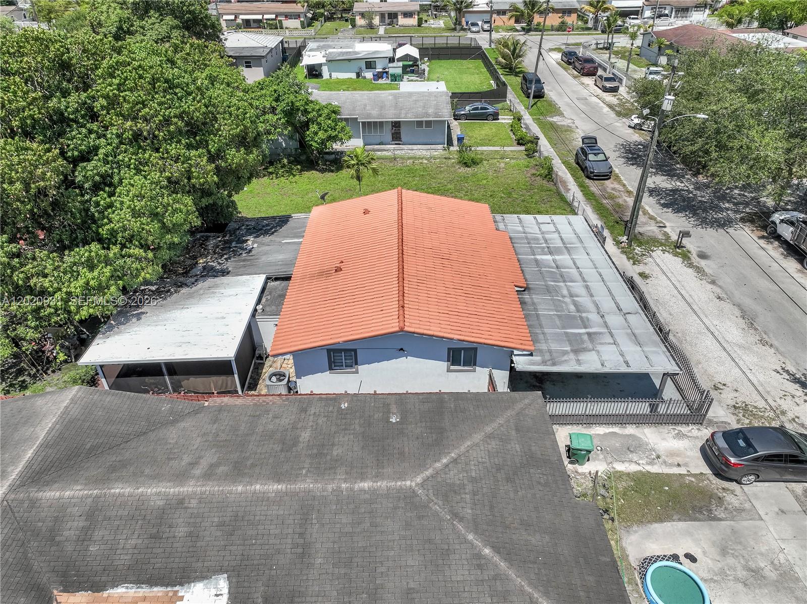 1360 Northwest 77th Street Miami, FL 33147 - Photo 33 of 41 an aerial view of a house
