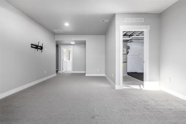 a view of empty room