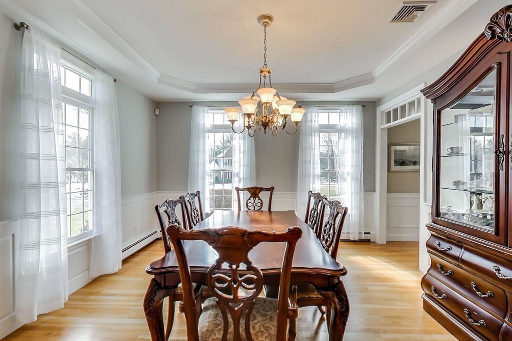 8 Rose Hill Road Hanover, MA 02339 - Photo 12 of 29 a view of a dining room with furniture window and outside view