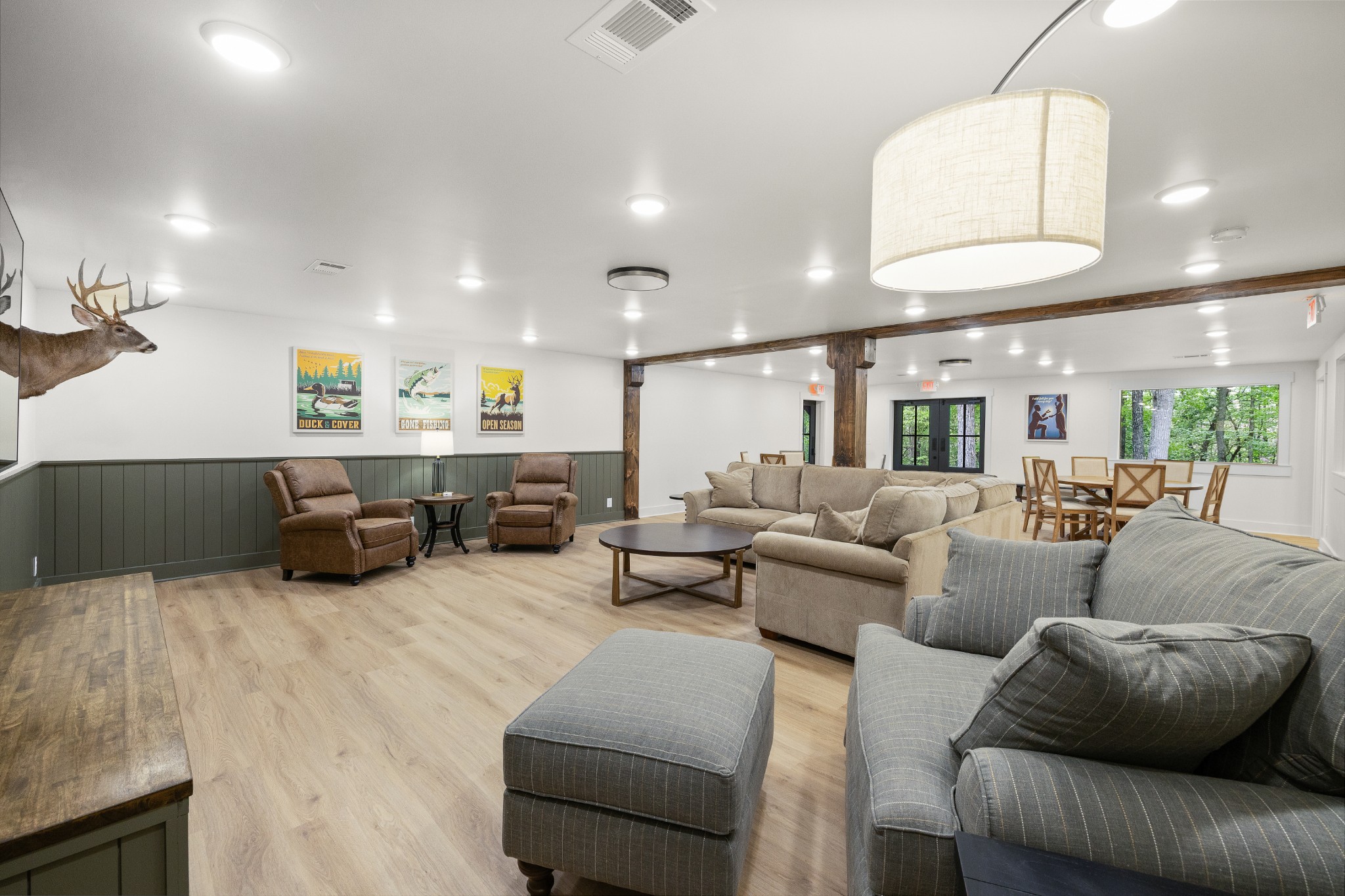 1249 Gulf Road Spencer, TN 38585 - Photo 7 of 98 a living room with furniture and a chandelier