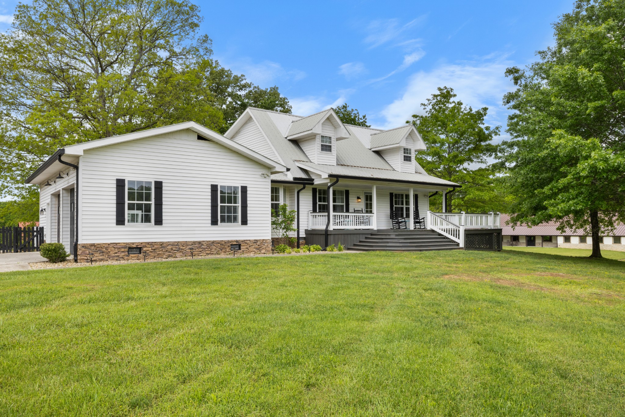 1249 Gulf Road Spencer, TN 38585 - Photo 75 of 98 a front view of a house with a garden