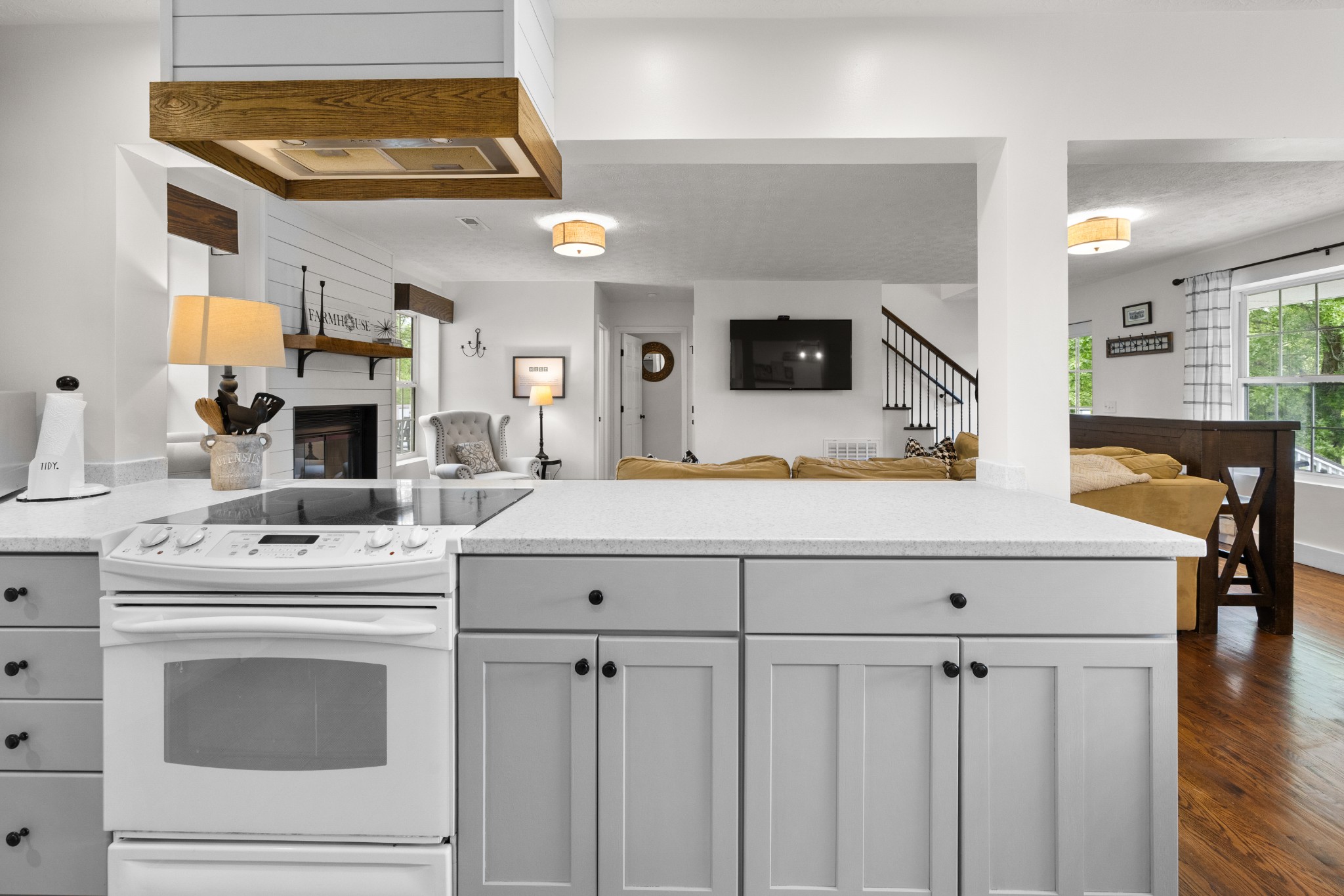 1249 Gulf Road Spencer, TN 38585 - Photo 87 of 98 a bathroom with a sink and a mirror