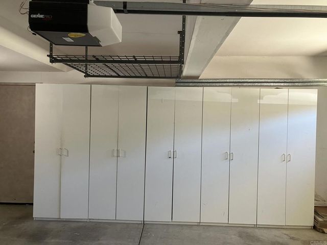 a room with storage and utility