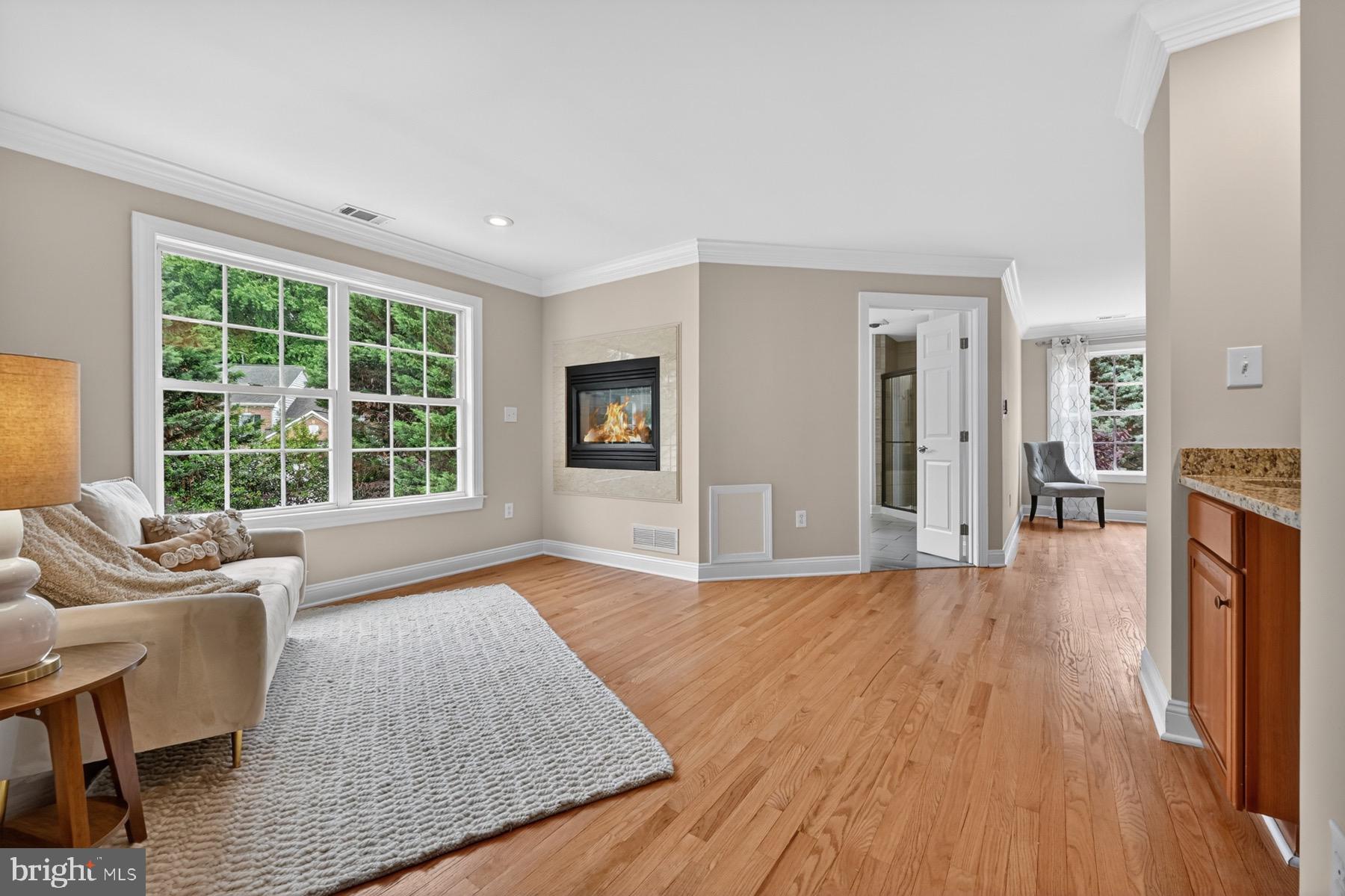 9 Sewall Court Edgewater, MD 21037 - Photo 51 of 126 Two sided Gas fireplace!