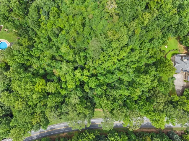 a view of yard with green space