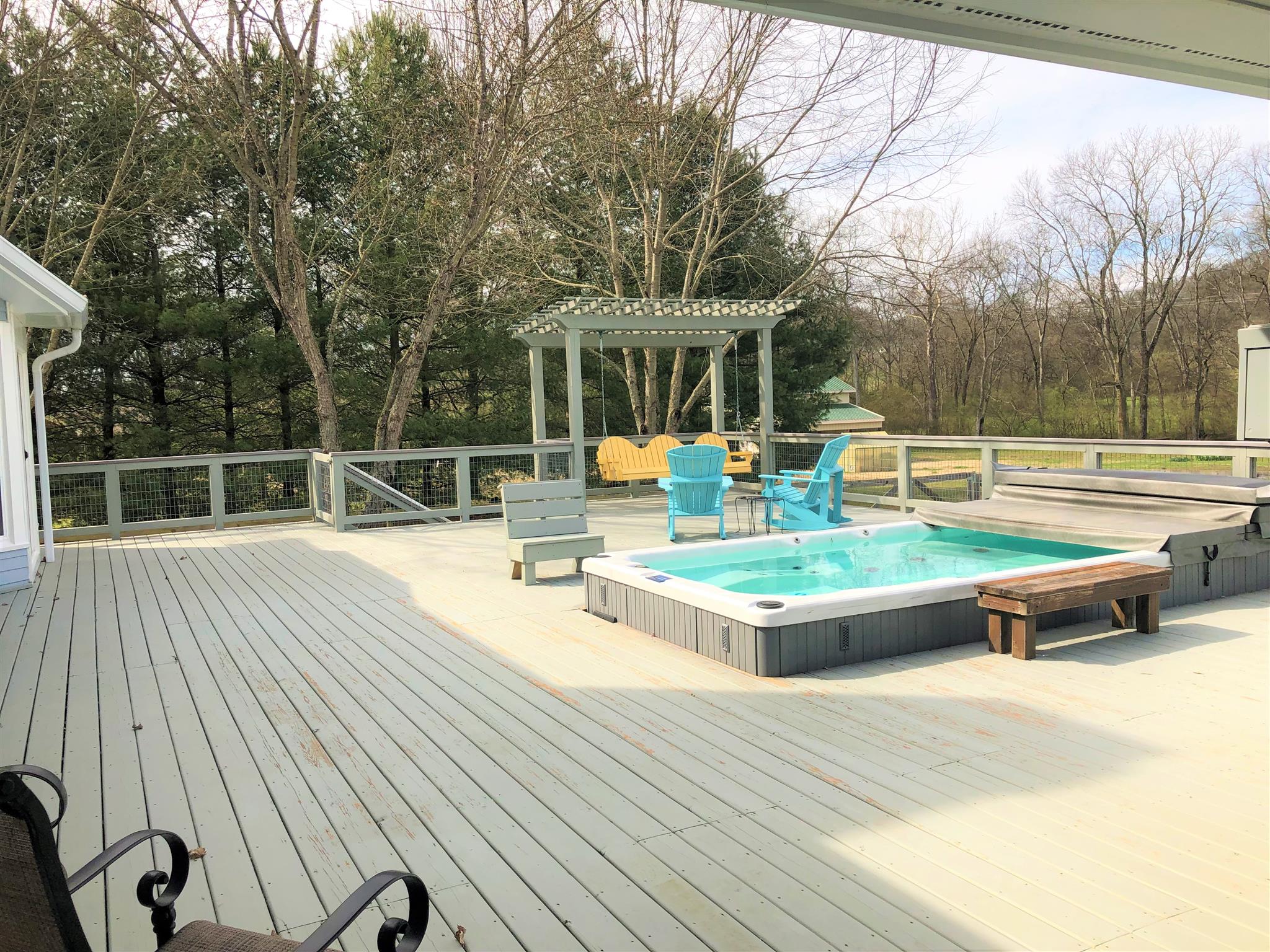 1438 Kittrell Road Franklin, TN 37064 - Photo 24 of 30 Swim Spa/ Hot tub, swing and huge deck for entertaining