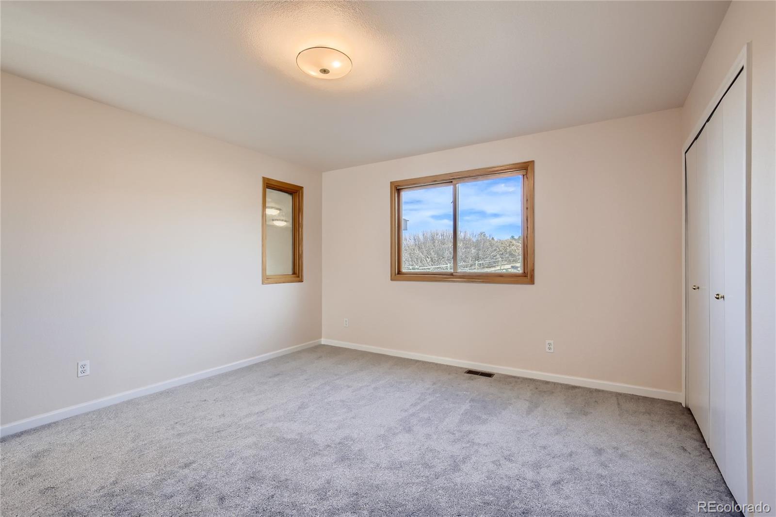 3961 Bear Canyon Circle Sedalia, CO 80135 - Photo 19 of 40 an empty room with windows
