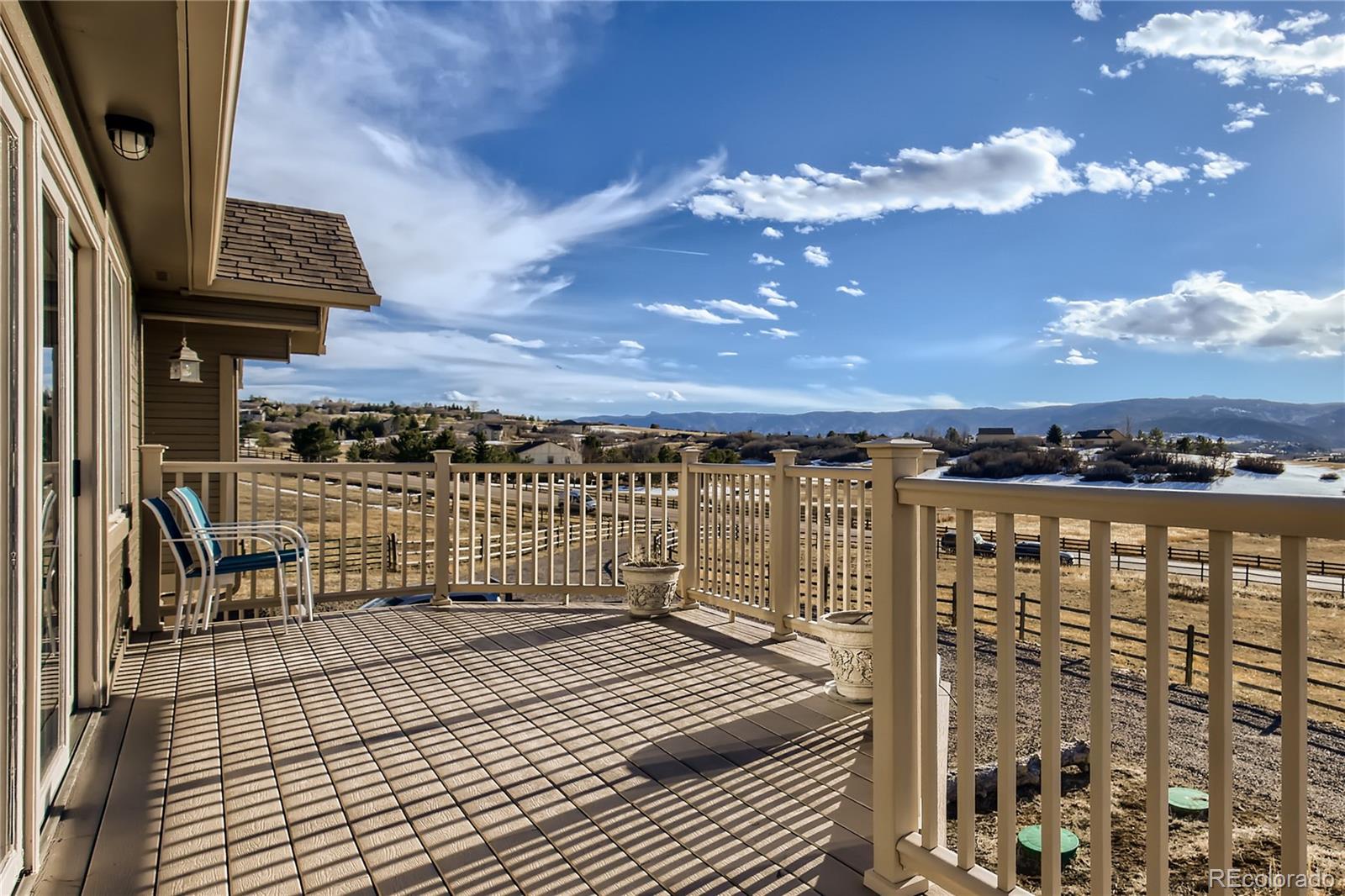 3961 Bear Canyon Circle Sedalia, CO 80135 - Photo 32 of 40 a view of a balcony