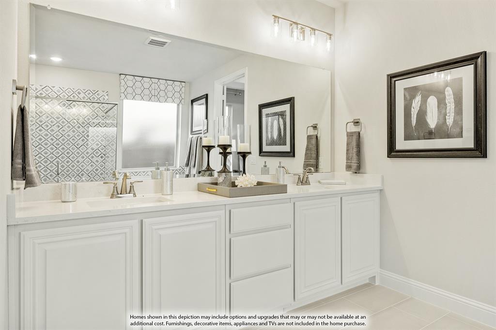 5230 Rutherford Drive Midlothian, TX 76065 - Photo 18 of 35 a bathroom with a sink and a mirror