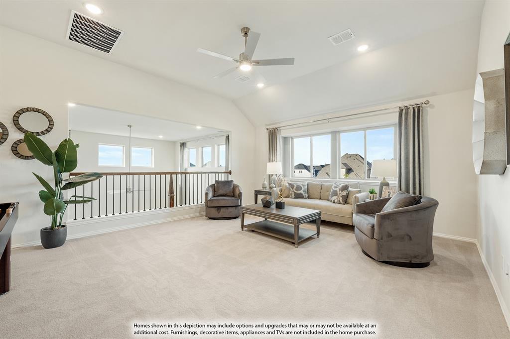 5230 Rutherford Drive Midlothian, TX 76065 - Photo 24 of 35 a living room with furniture and a potted plant