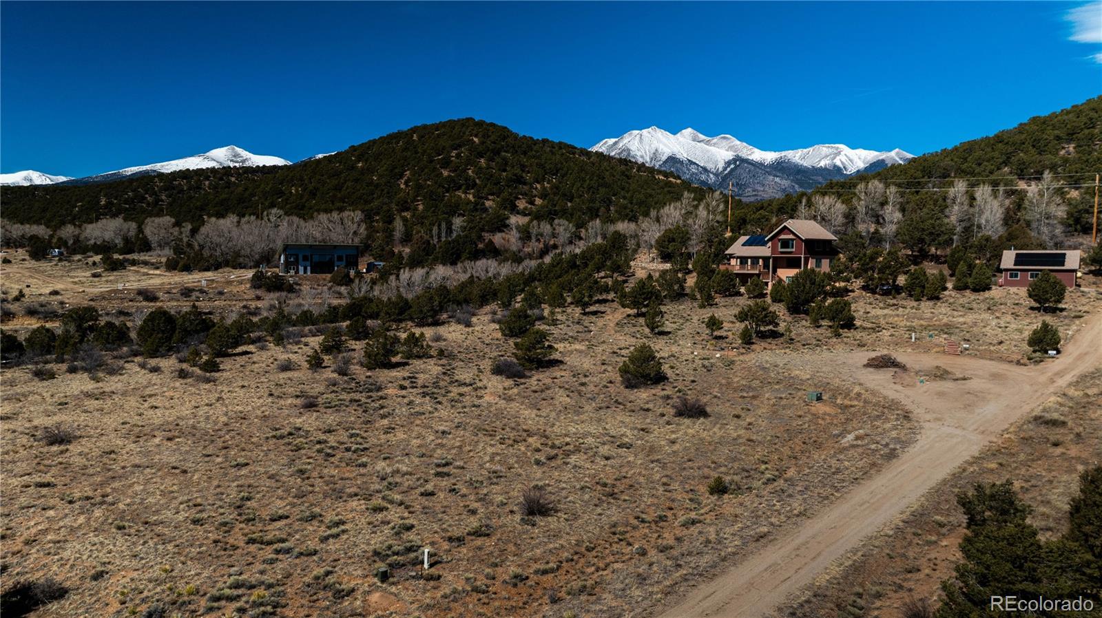 8209 Rocky Mountain Road Salida, CO 81201 - Photo 19 of 27 a view of a covered with snow in the background