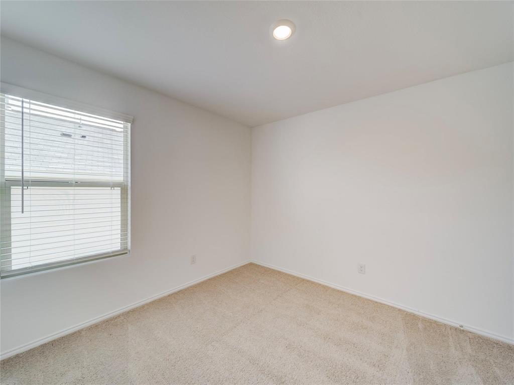 357 Sun Bluff Road Fort Worth, TX 76052 - Photo 26 of 35 Carpeted room with white walls, a recessed ceiling light, and a window with blinds