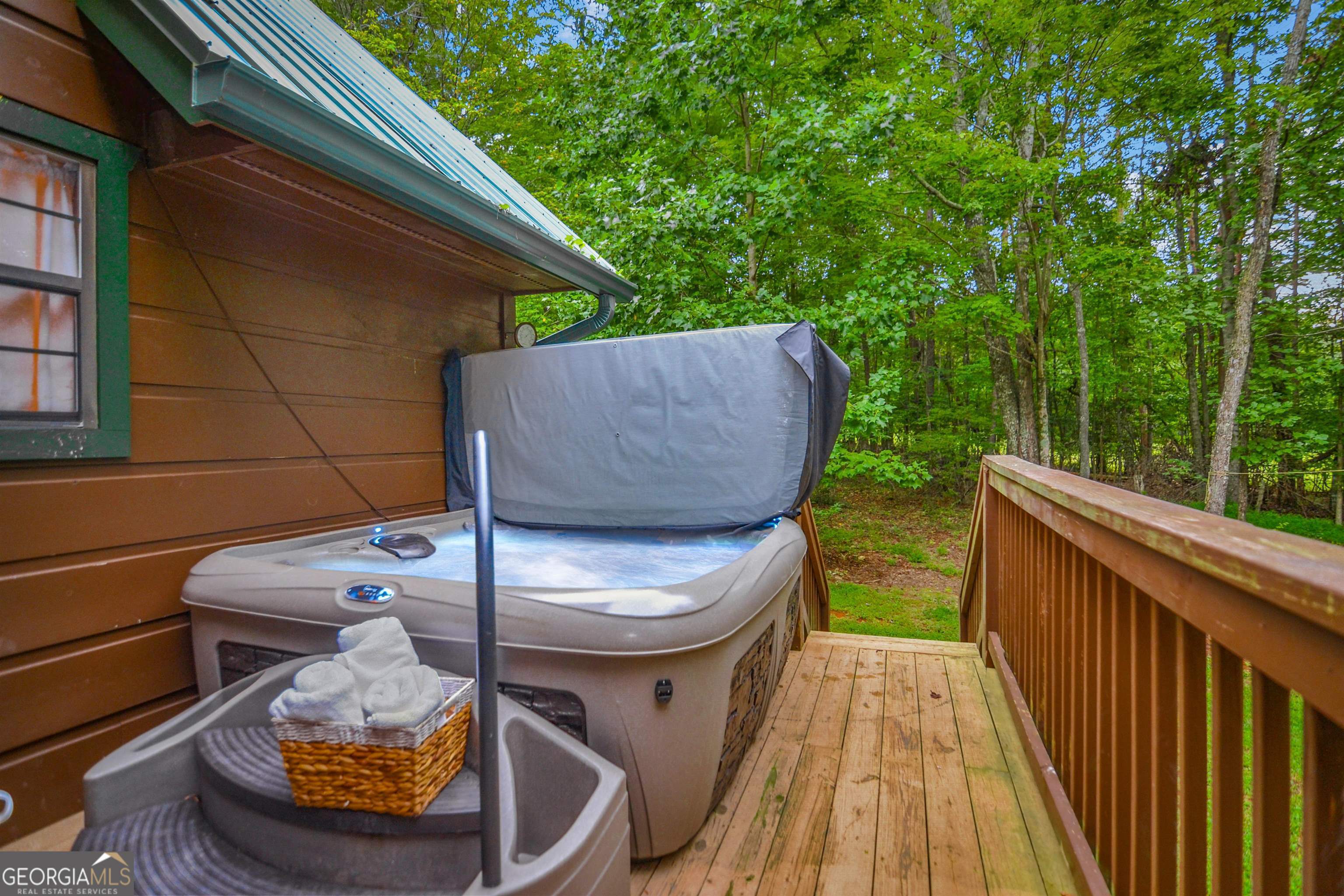 161 Old Dial Road Morganton, GA 30560 - Photo 38 of 40 a backyard of a house with seating space