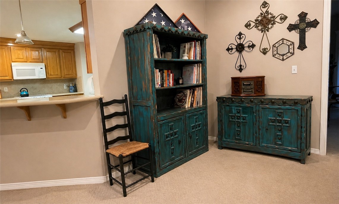 10432 Sammys Road Bremond, TX 76629 - Photo 13 of 47 a view of a workspace with furniture