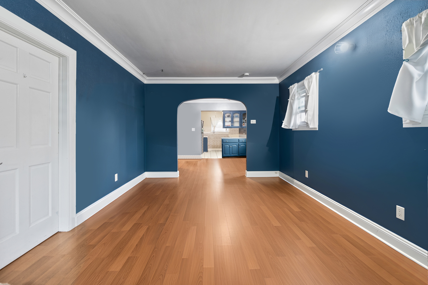 18275 Ada Street Lansing, IL 60438 - Photo 5 of 18 a view of a big room with wooden floor and windows