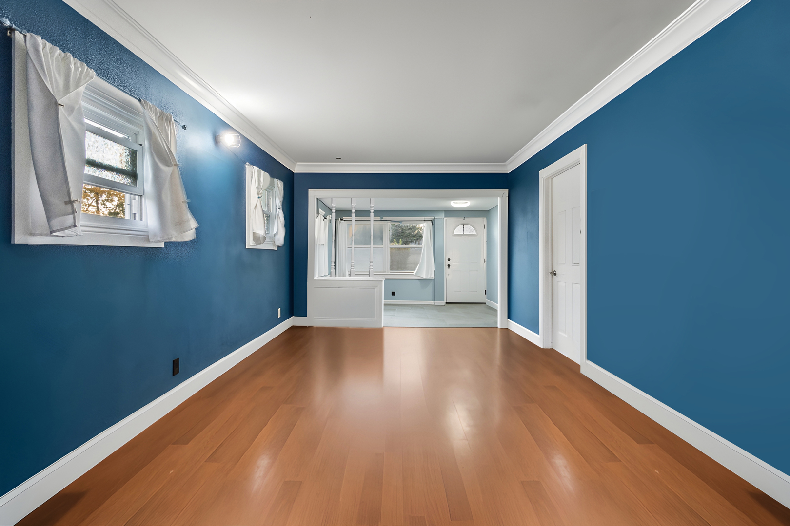 18275 Ada Street Lansing, IL 60438 - Photo 6 of 18 a view of empty room with wooden floor and fan