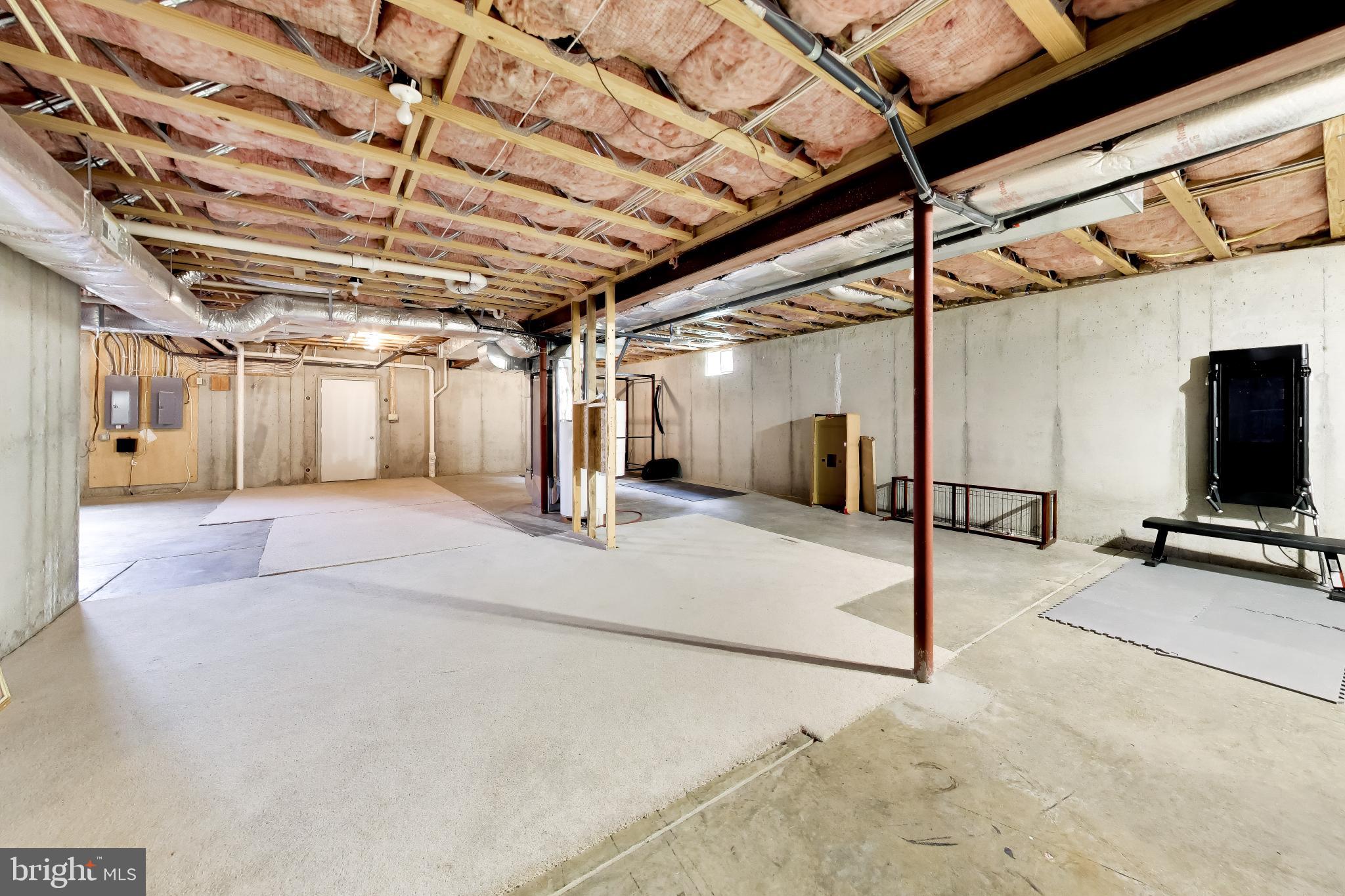 12205 Warner Road Keymar, MD 21757 - Photo 42 of 66 Spacious unfinished basement ready for ideas.