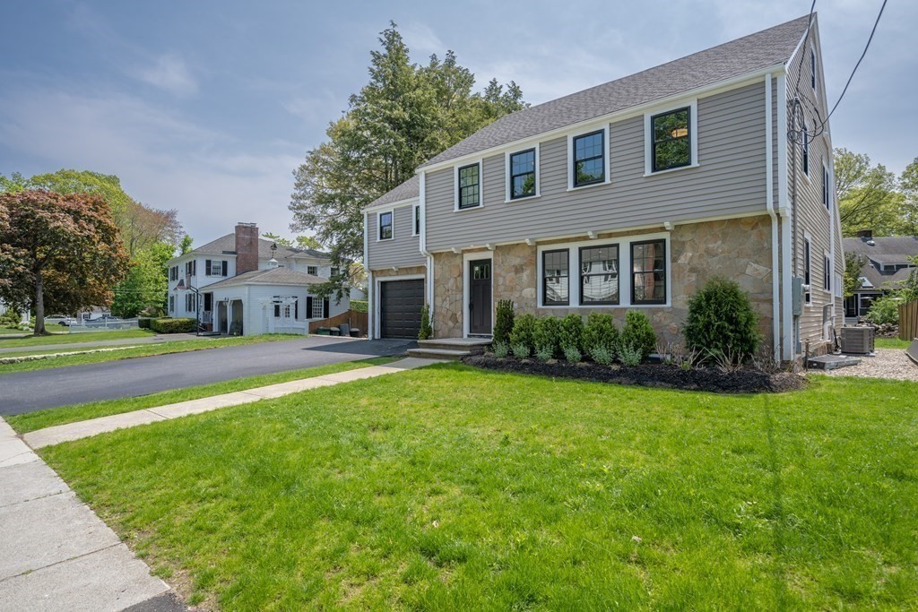 61 Sheffield Road Melrose, MA 02176 - Photo 3 of 21 a house view with a outdoor space