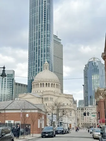 a view of a building with city view