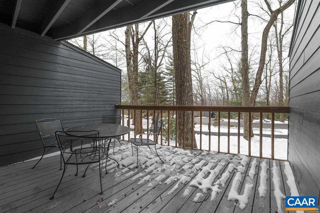 240 Timbers Roseland, VA 22967 - Photo 20 of 22 a view of a chairs and table on the wooden deck