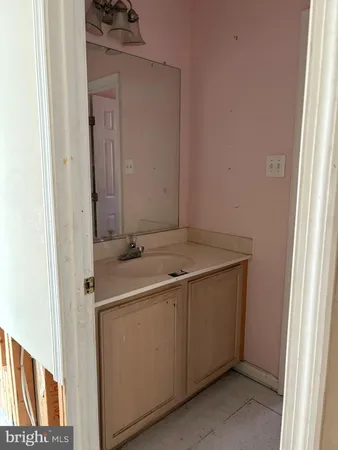 a view of a livingroom with a large window