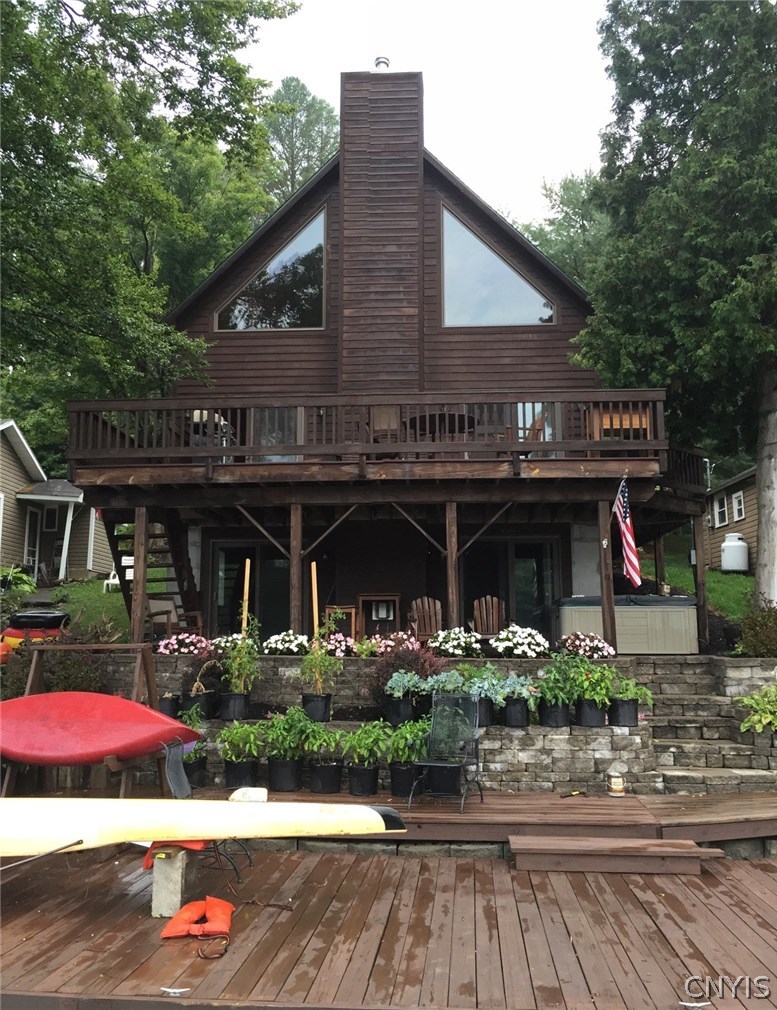 136 Frank Road Madison, NY 13346 - Photo 1 of 1 view of the house from the Dock