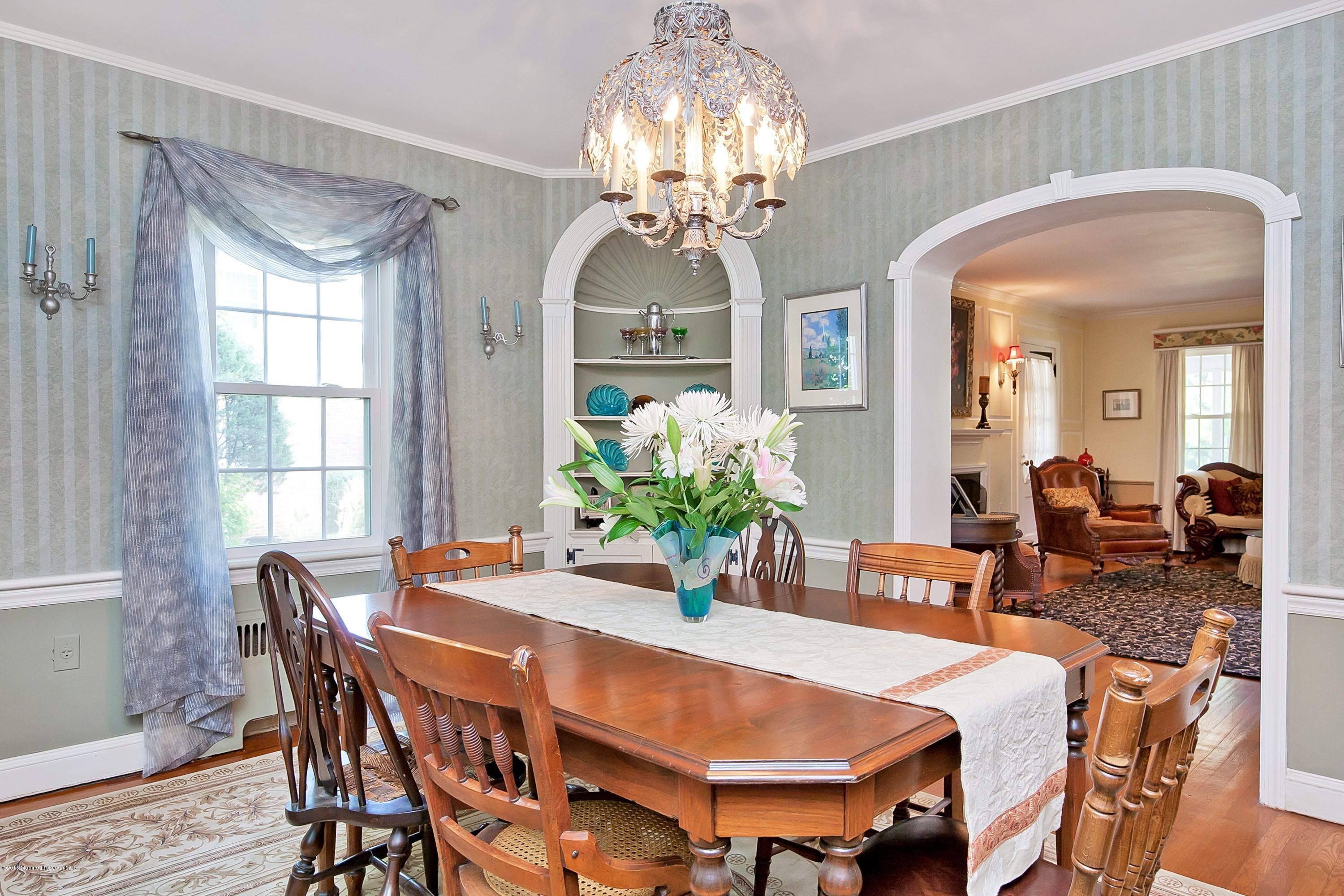 157 Harding Road Red Bank, NJ 07701 - Photo 7 of 37 a view of a dining room with furniture window and wooden floor
