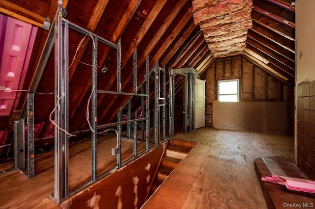 a view of a gallery with window