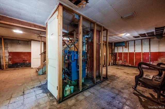 a bathroom with a sink and shower