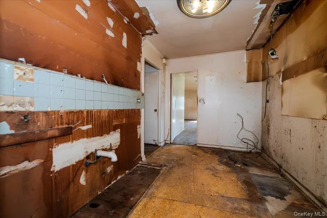 a backyard of a house