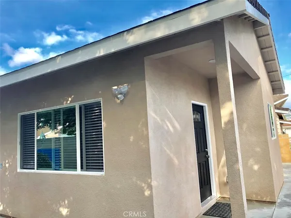 a view of front door