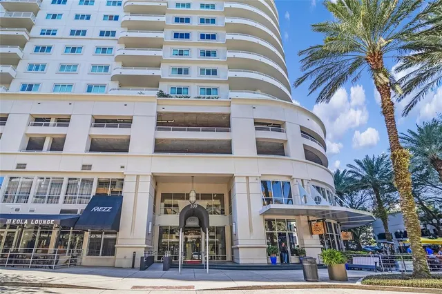 a front view of a building