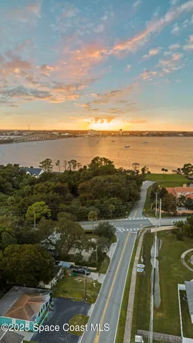 a view of an ocean with a nearby beach