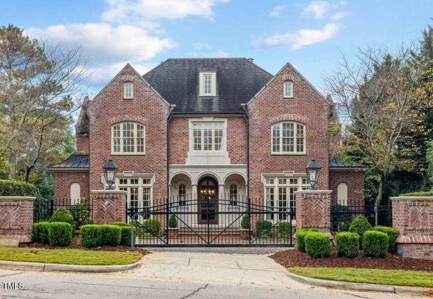 2627 Fairview Road Raleigh, NC 27608 - Photo 2 of 55 Grand Entrance with Electric Powered Gate