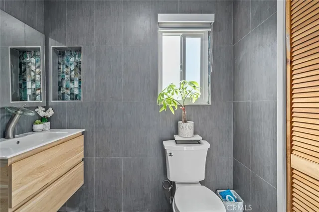 a close view of walk in closet