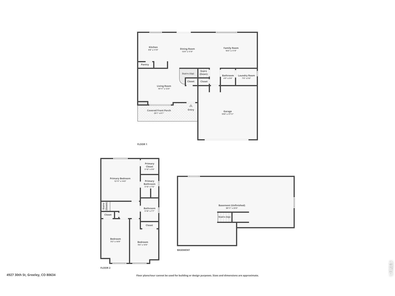 4927 30th Street Greeley, CO 80634 - Photo 35 of 35 a picture of a floor plan